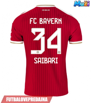Lacne Muži Futbalové dres Bayern Munich Ismael Saibari #34 2026-27 Krátky Rukáv - Domáci
